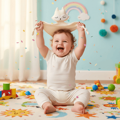 Doudou bébé carrousel