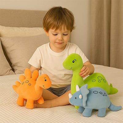Peluche Dinosaure accompagne le développement