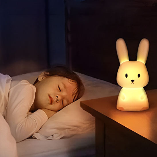 Veilleuse lapin autonomie inegalee