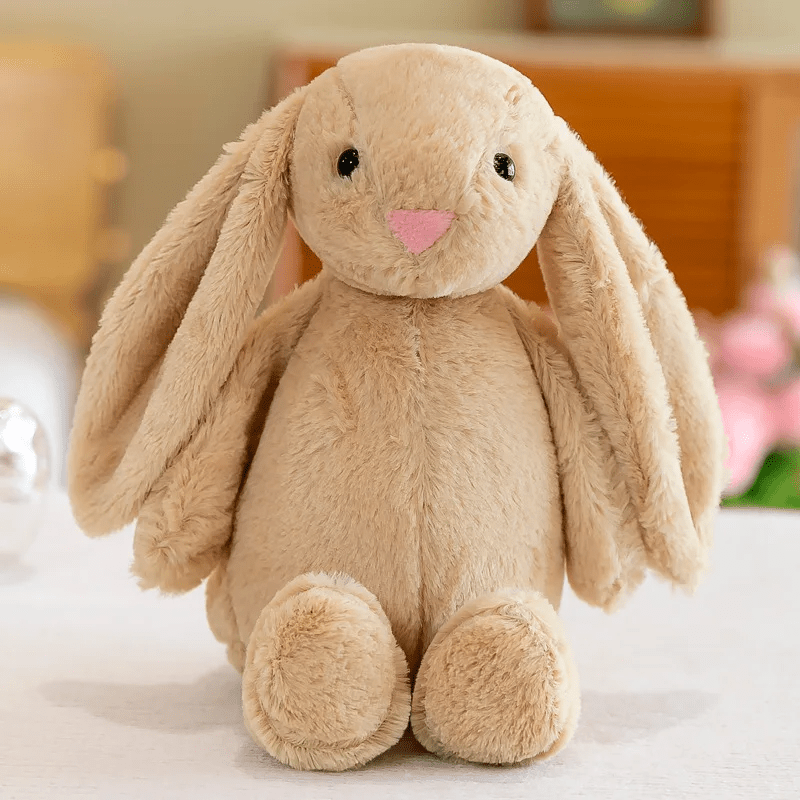 Lapin peluche beige