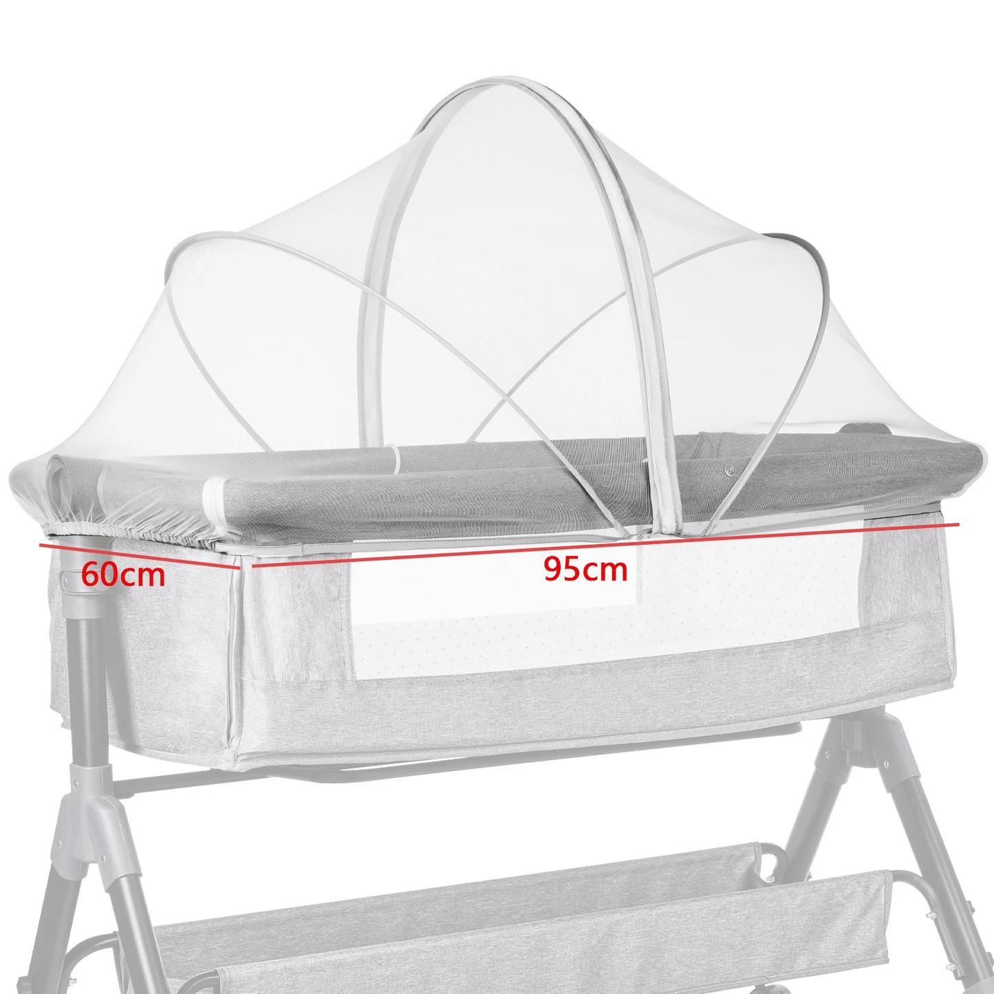 Moustiquaire lit bébé blanc