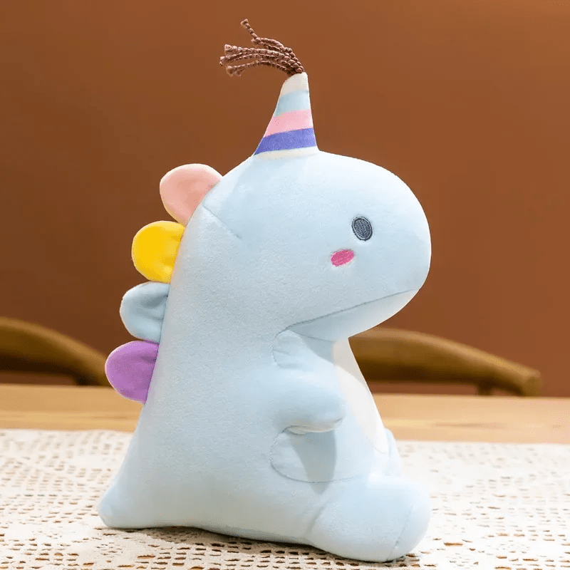 Peluche dinosaure bleu