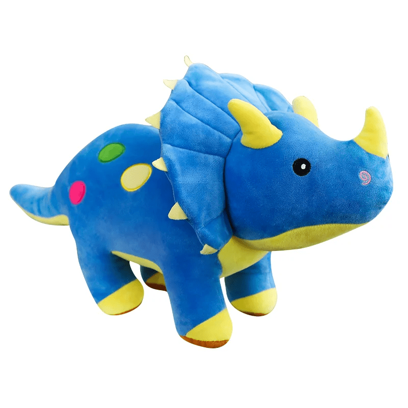 Peluche dinosaure bleu