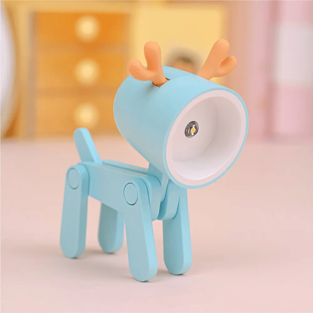Bebe veilleuse cerf bleu