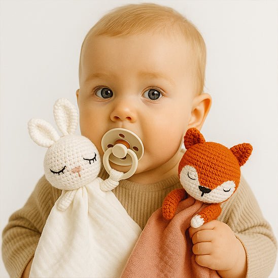 Doudou bebe deux choix animal