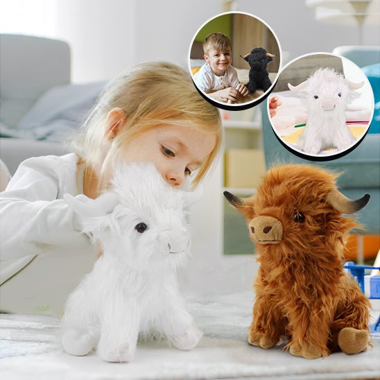 Peluche en vache conception ergonomique
