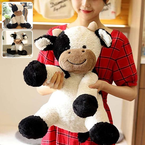 Peluche vache conception ultra moelleuse