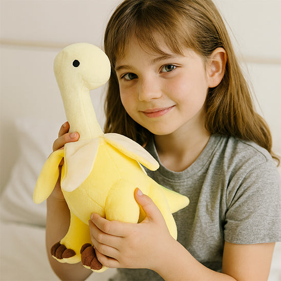 Peluche dinosaure concu pour durer