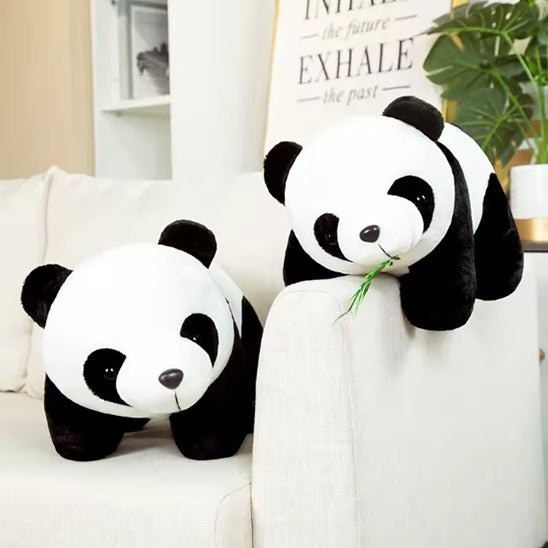 Peluche panda surprenant détail réaliste