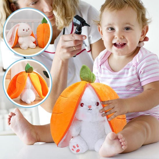 Peluche lapin expressions vives