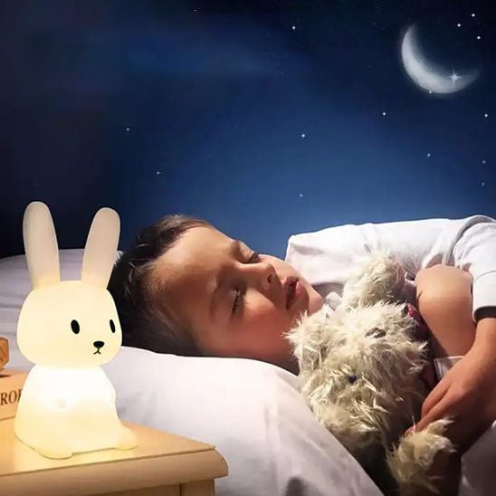 Veilleuse lapin fonctionnalites pratique