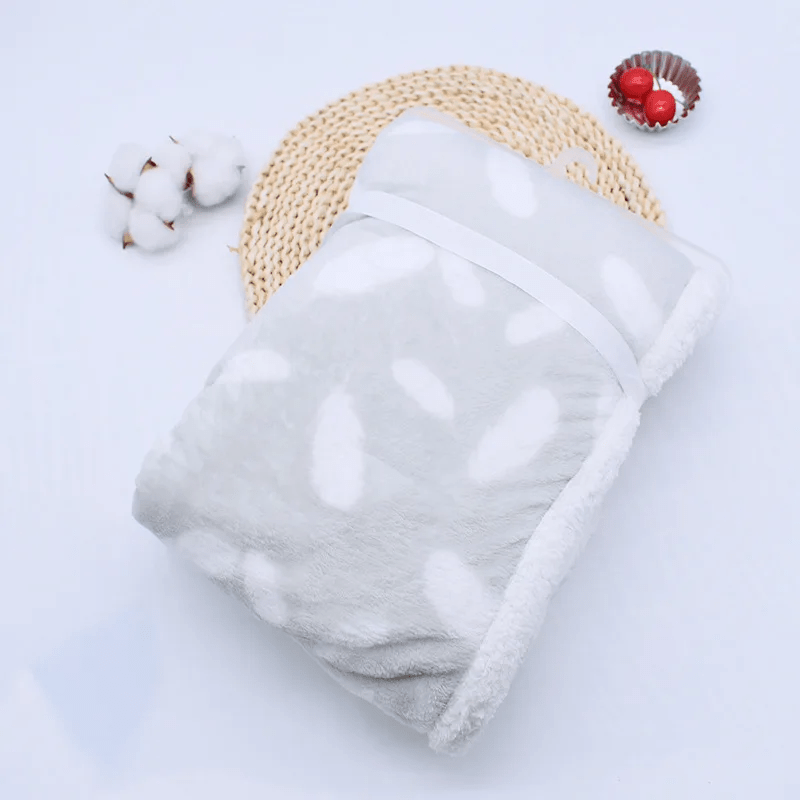 Couverture bébé grise