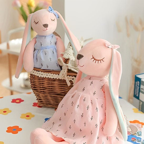 lapin en peluche carrousel