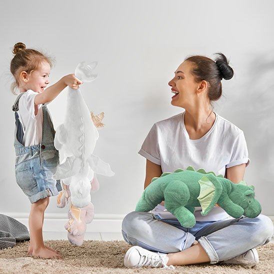 Peluche dragon carrousel