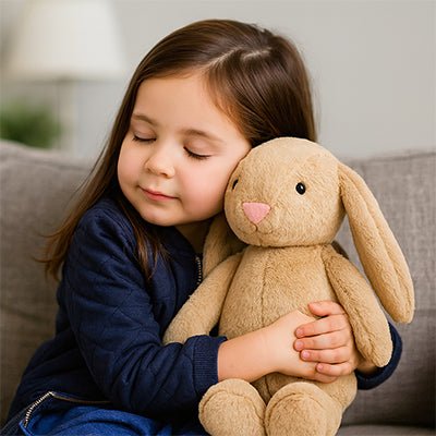 Lapin peluche carrousel