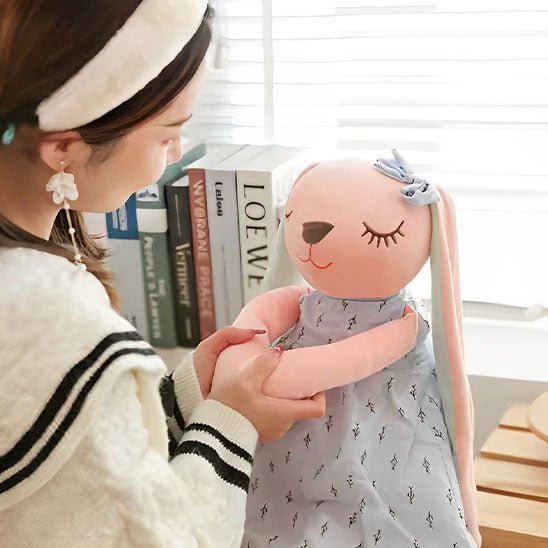lapin en peluche carrousel