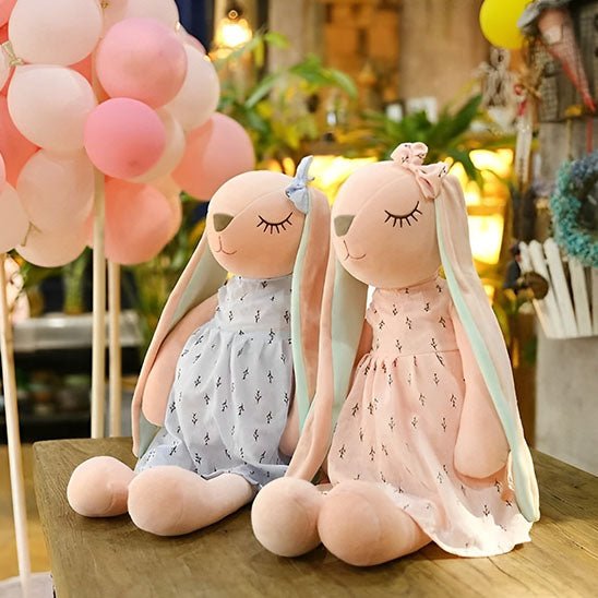 lapin en peluche carrousel