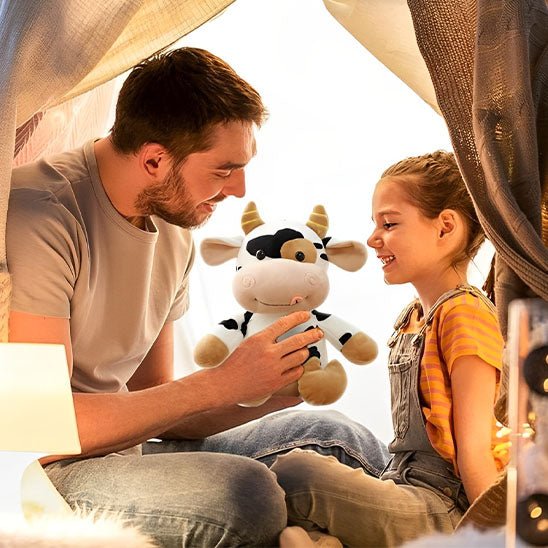 Vache peluche carrousel