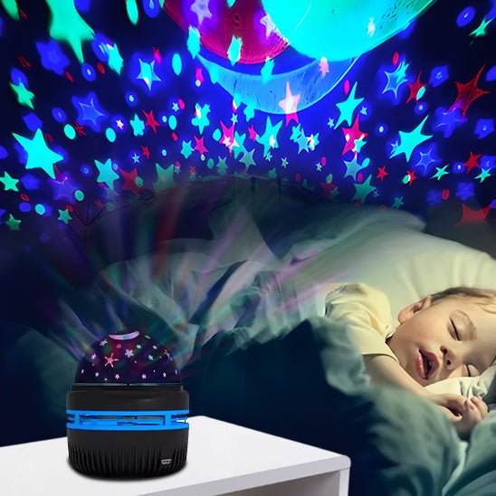 Veilleuse bébé projection plafond carrousel