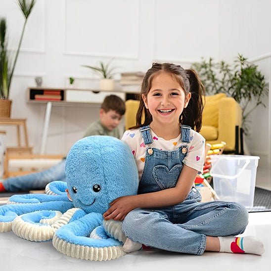 Peluche pieuvre carrousel