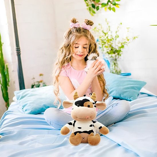 Vache peluche carrousel