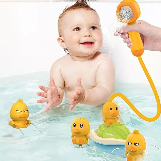 Jouet baignoire bebe pour un bain sans pleurs