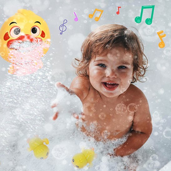 Jouet de bain pour faire sourire bébé