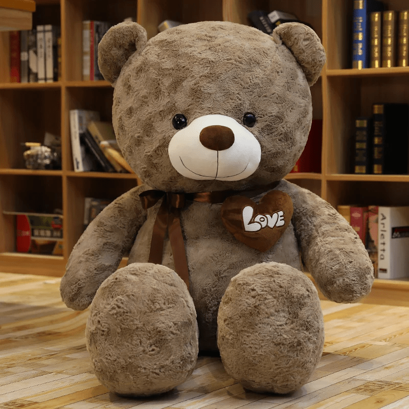 Ours en peluche marron