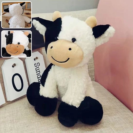 Peluche vache materiaux doux