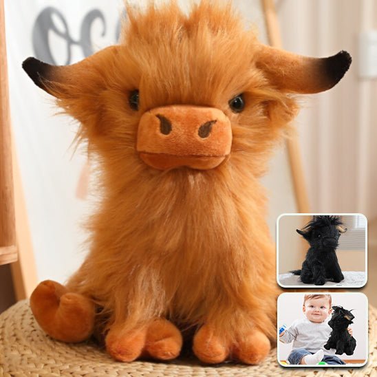 Peluche en vache materiaux premium