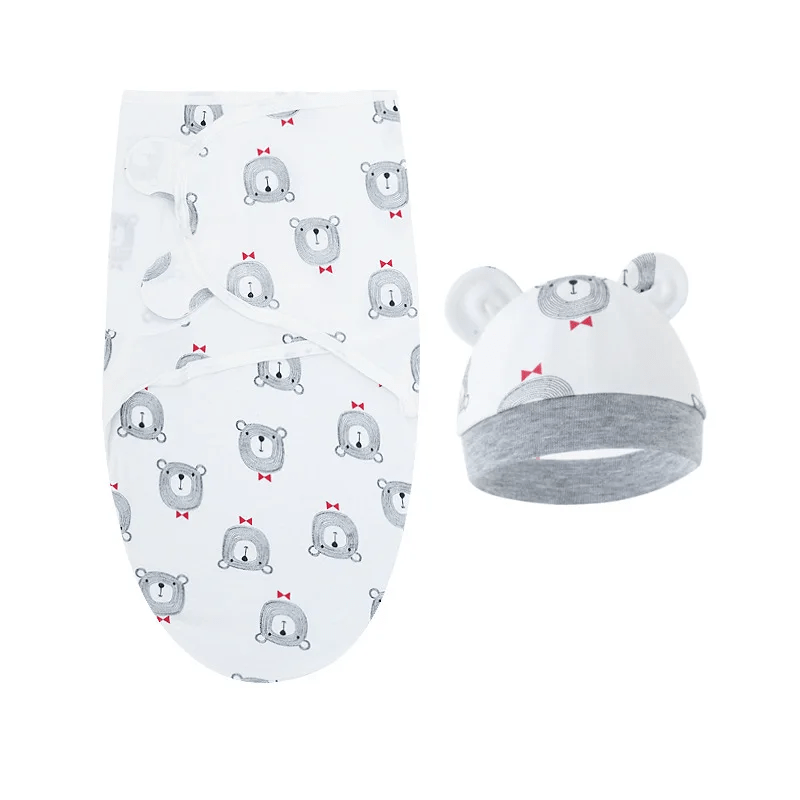 Couverture emmaillotage ours