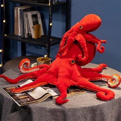 peluche pieuvre plusieurs grandeur