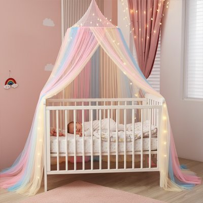 Ciel de lit améliore le sommeil de bébé
