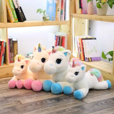 Licorne peluche deux couleurs disponibles