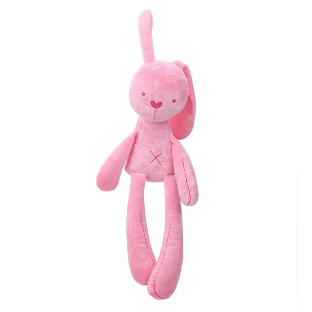 lapin peluche rose