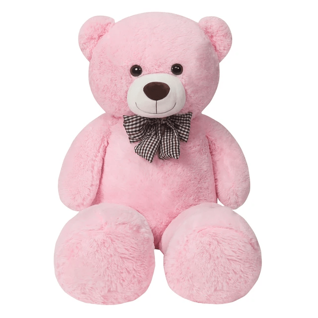 Ours en peluche rose