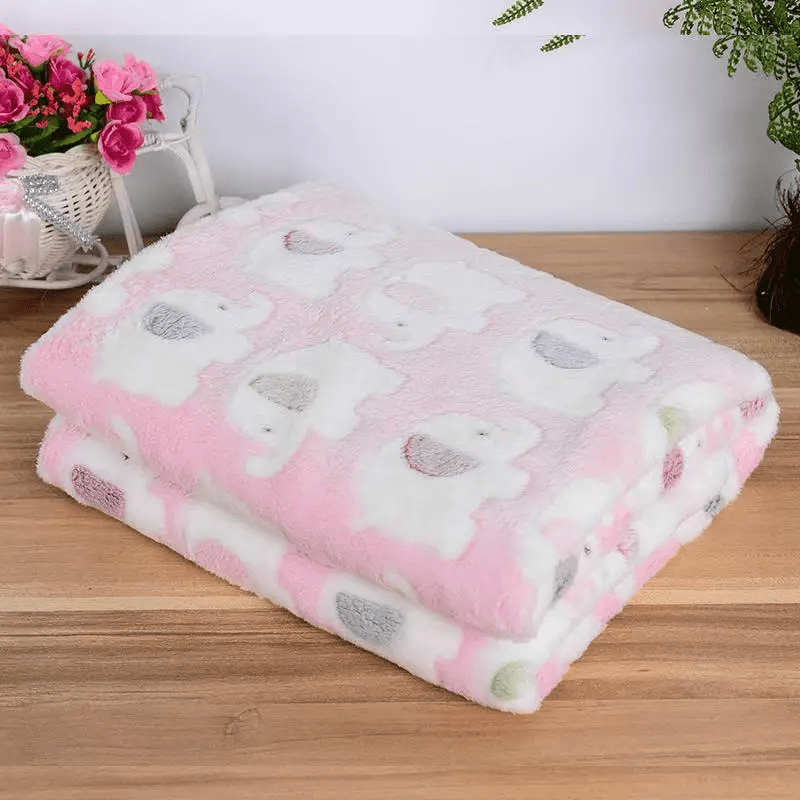Couverture bébé rose