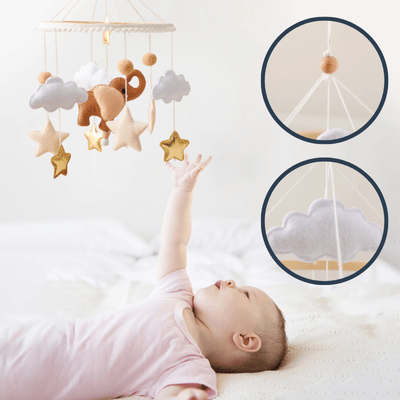 Mobile bébé stimulation sensoriel