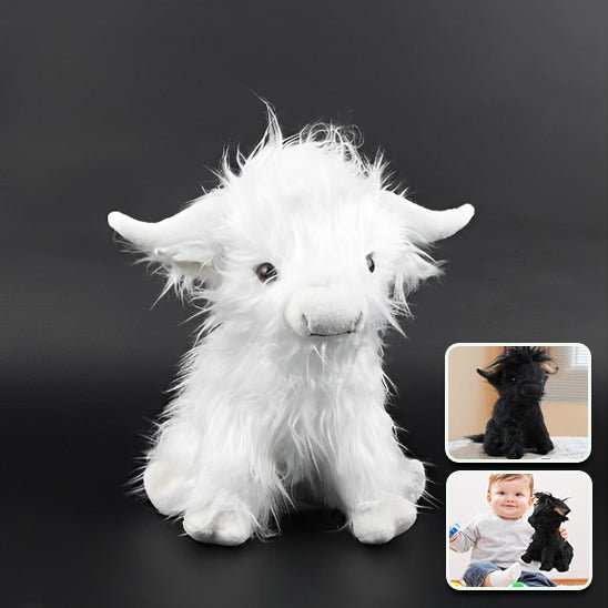 Peluche en vache technologie rembourrage avancee
