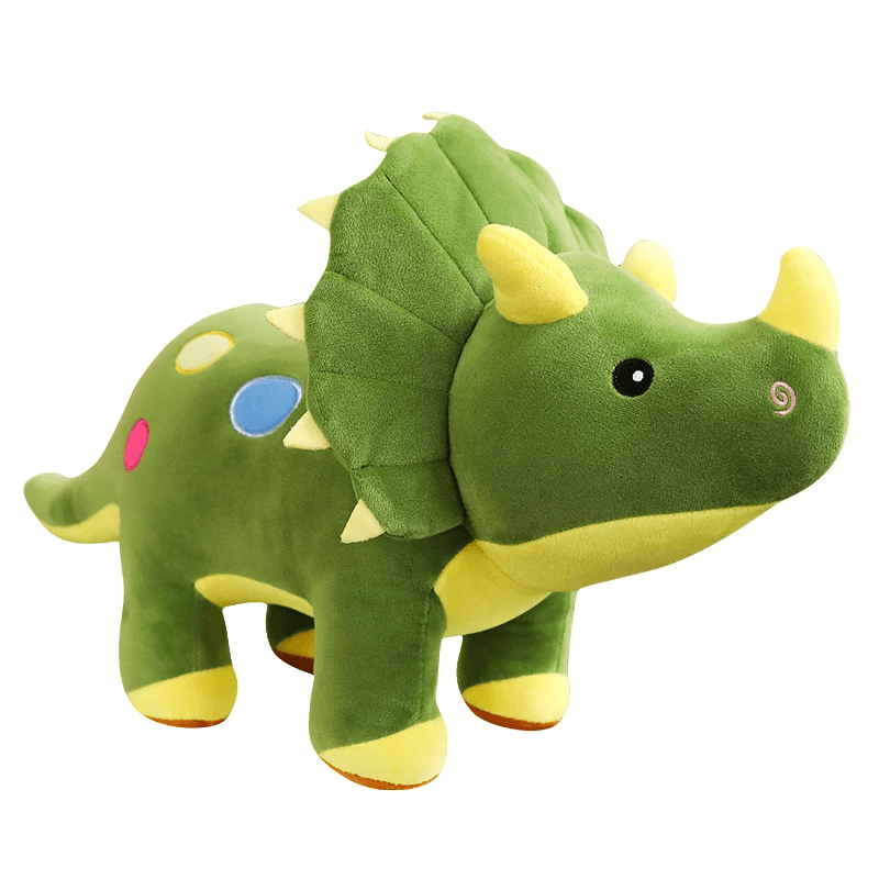 Peluche dinosaure vert