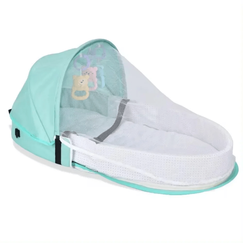 lit bebe de voyage vert