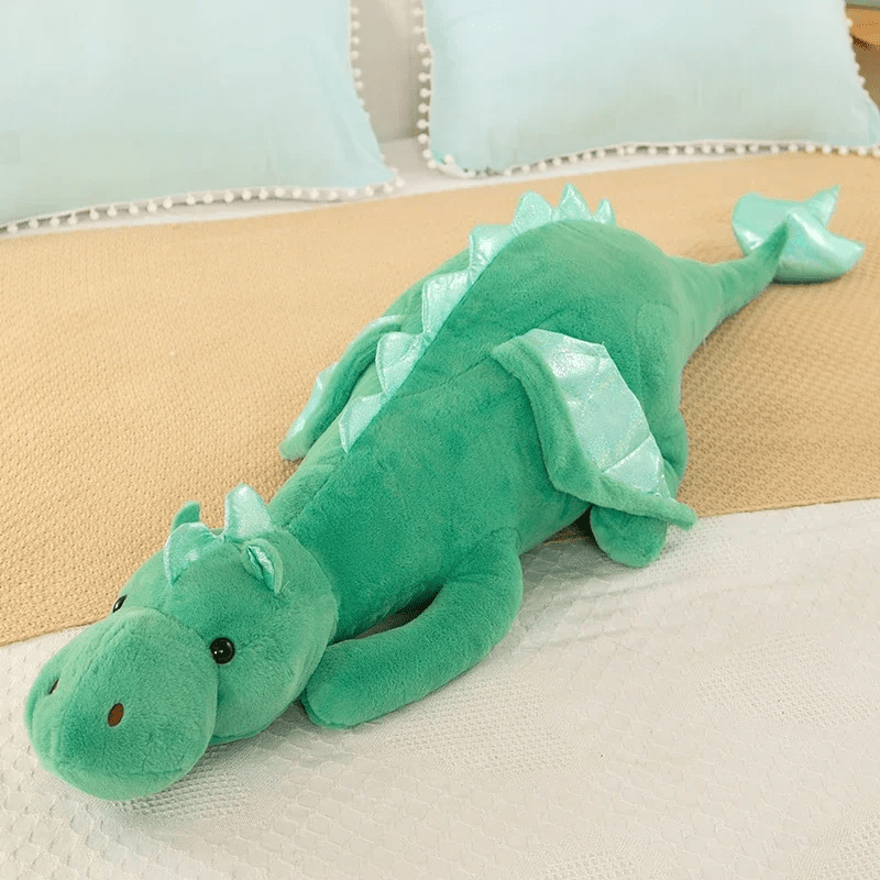 Peluche dragon vert