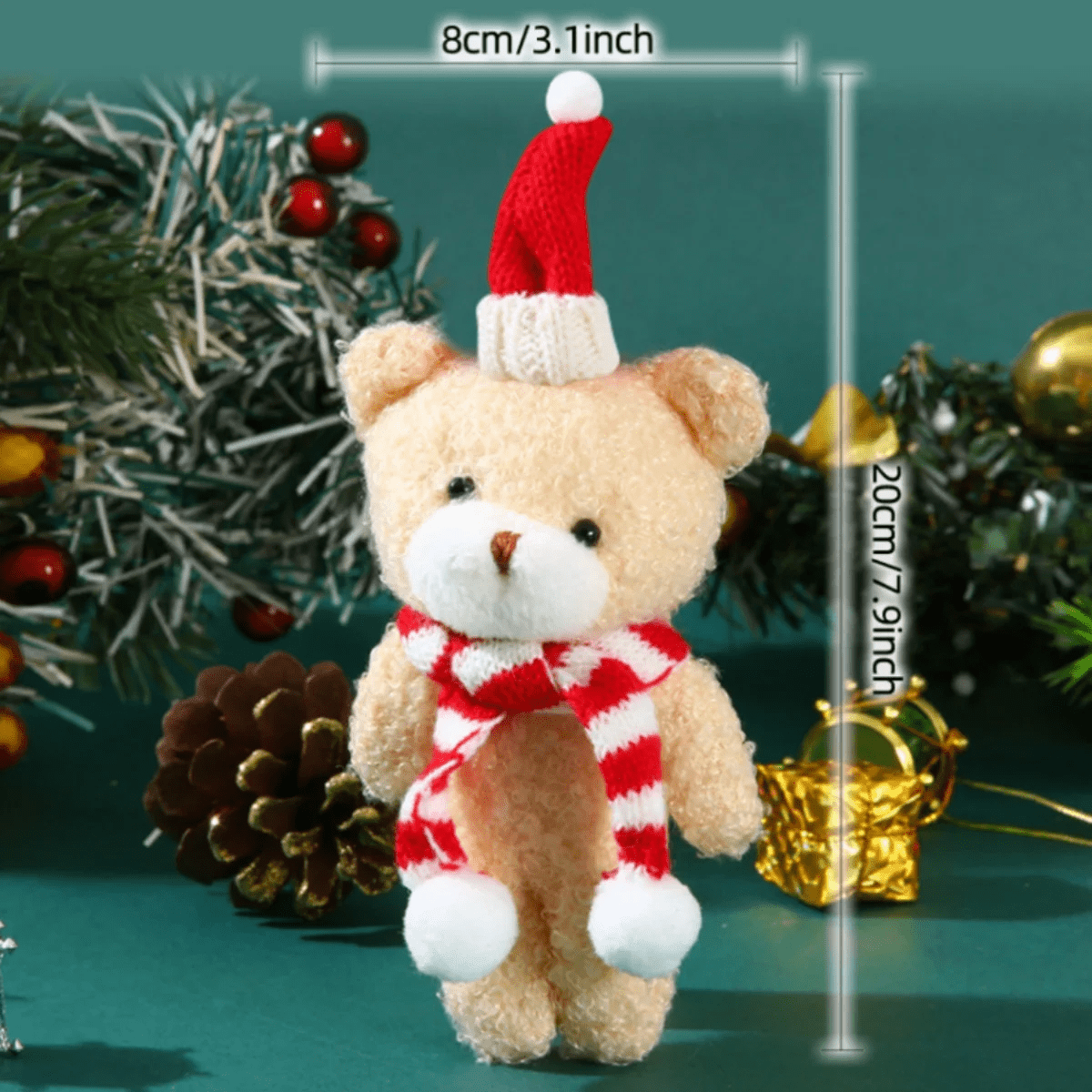 Ours en peluche beige