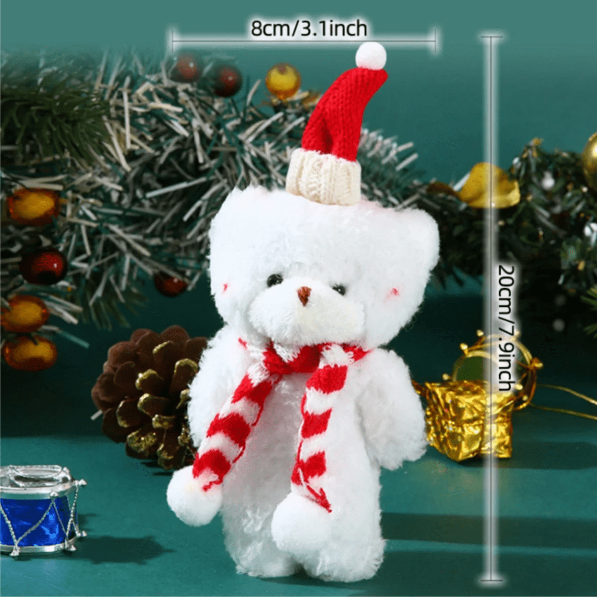 Ours en peluche blanc