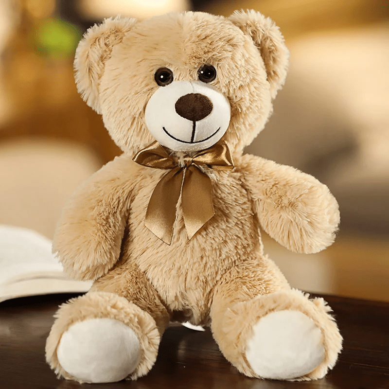 Ours en peluche beige