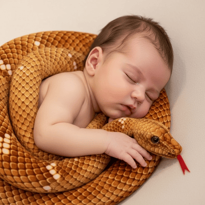 Peluche serpent apporte le confort