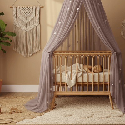 Ciel de lit apaise votre bébé