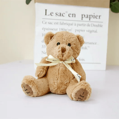 Ours peluche beige