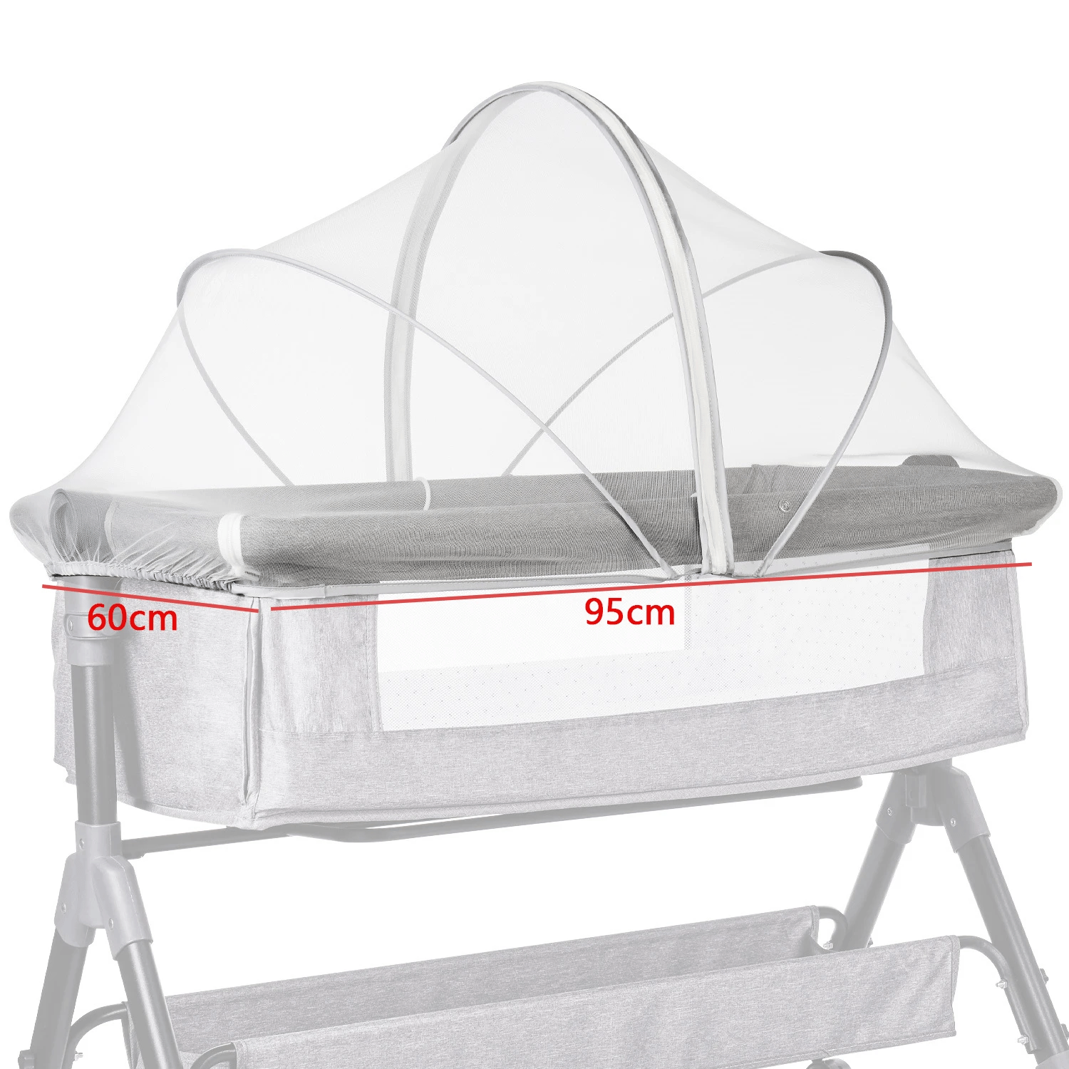 Moustiquaire lit bébé blanc