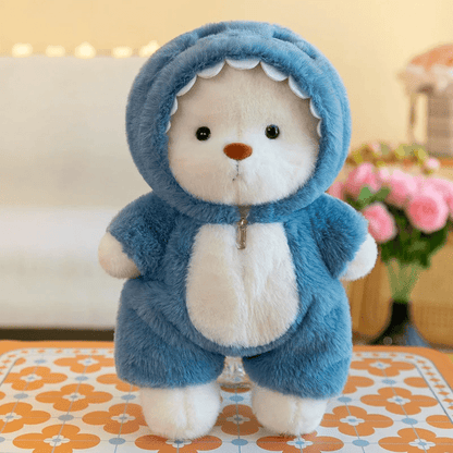 ours en peluche bleu